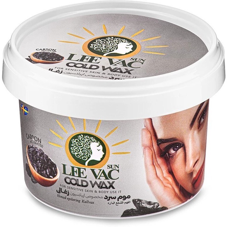 موم سرد کاسه ای لی واکس زغالی 300 گرمی