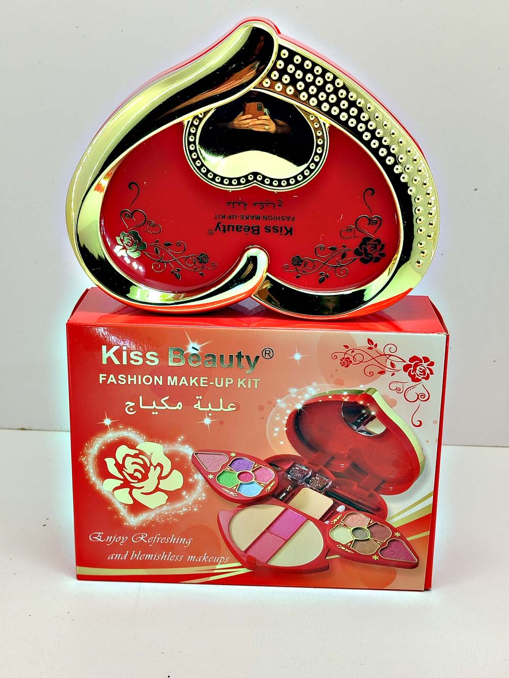 باکس آرایشی قلبی پرنسس کیس بیوتی